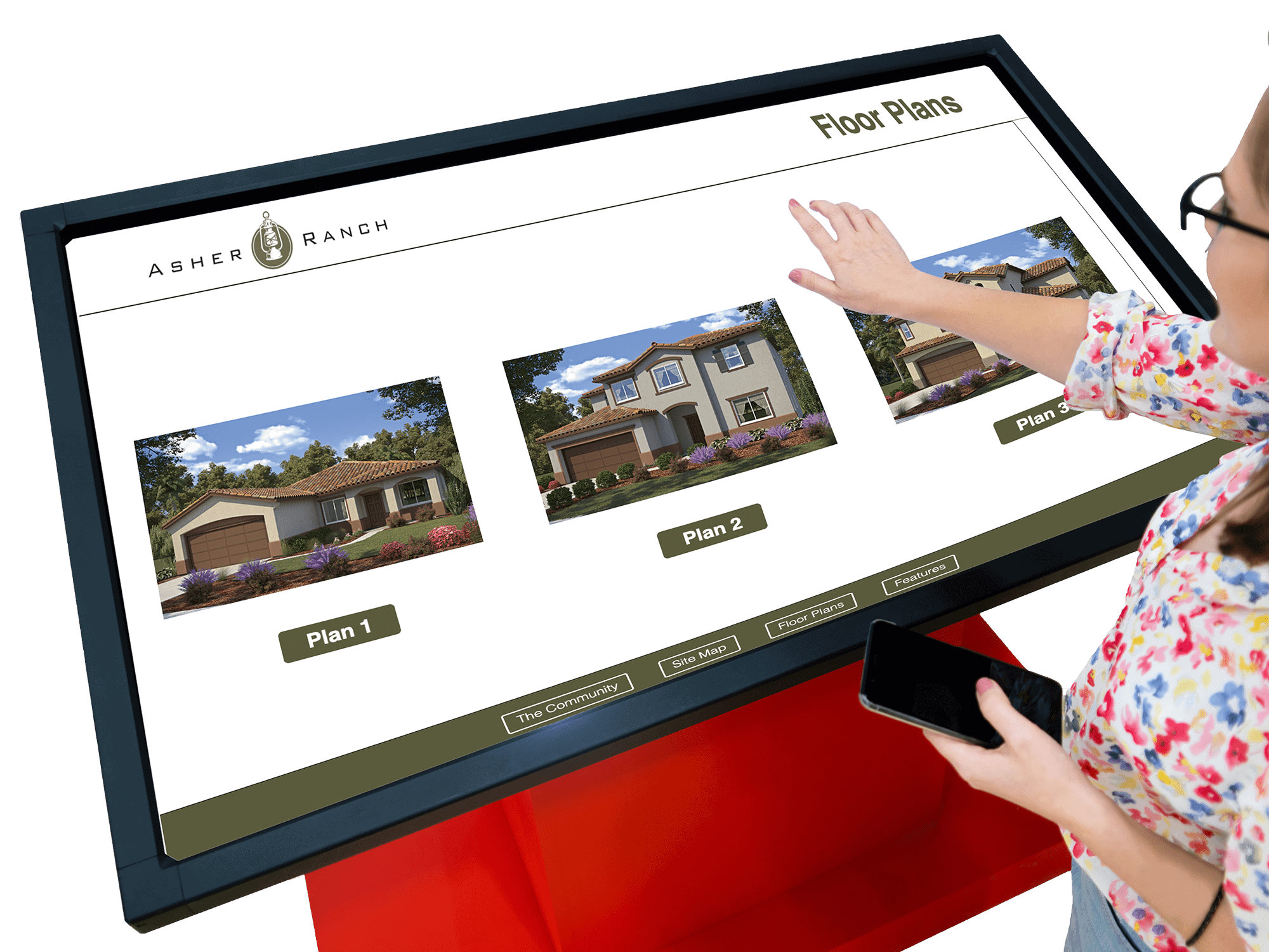 interactive sales office - Asher ranch