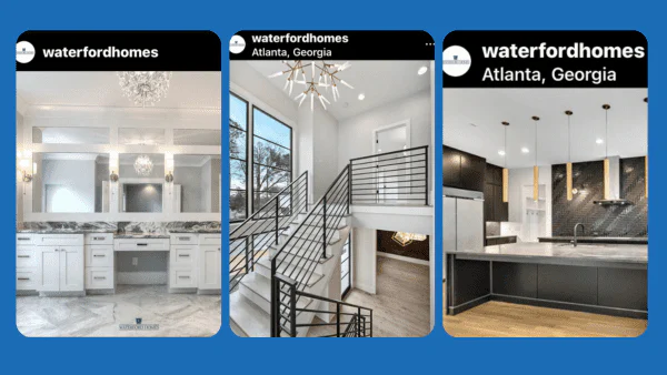 2 three images of newly constructed homes