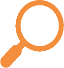 orange search icon