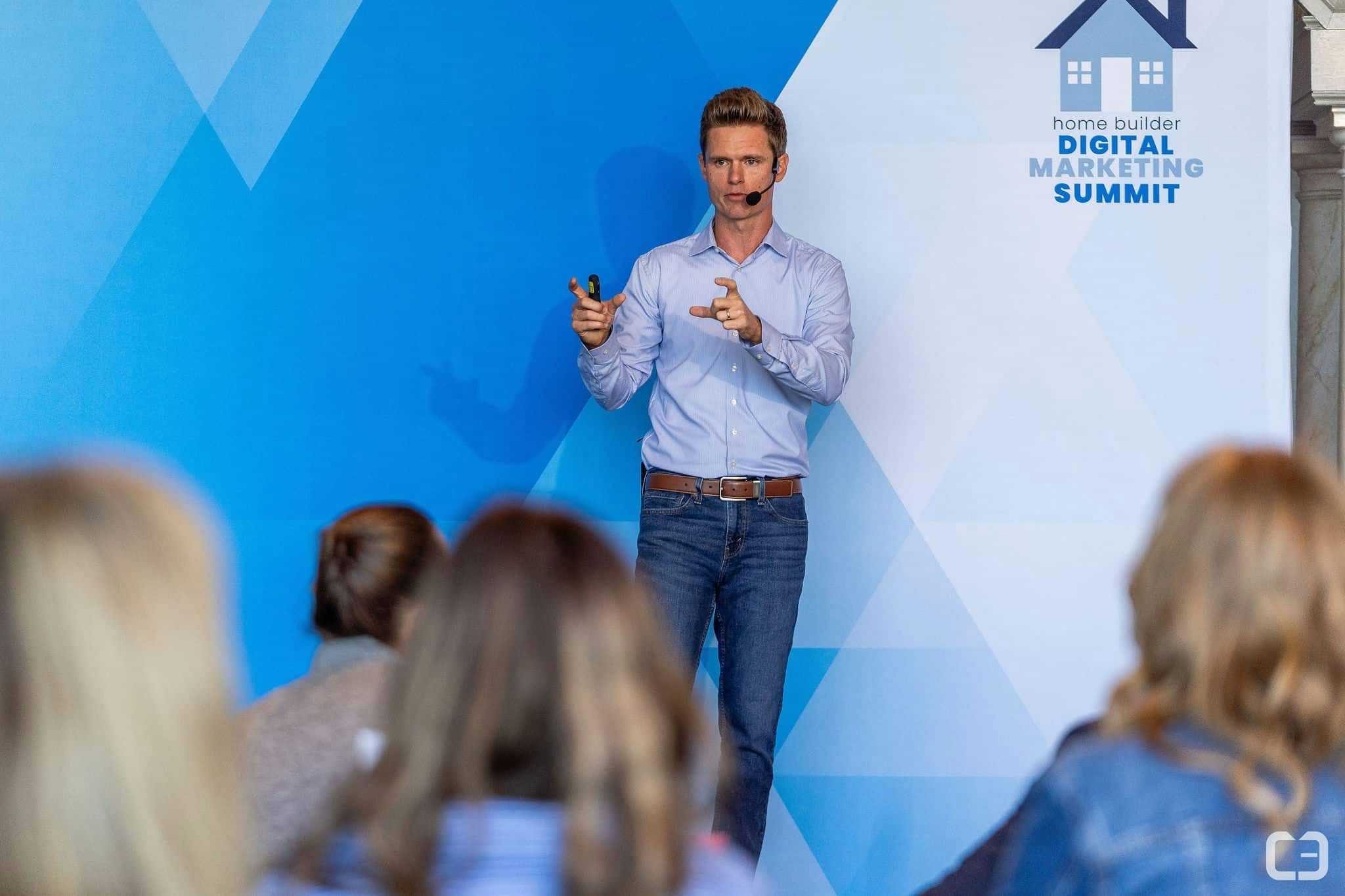 Home Builder Digital Marketing Summit speaker Cory Dotson of Blue Tangerine