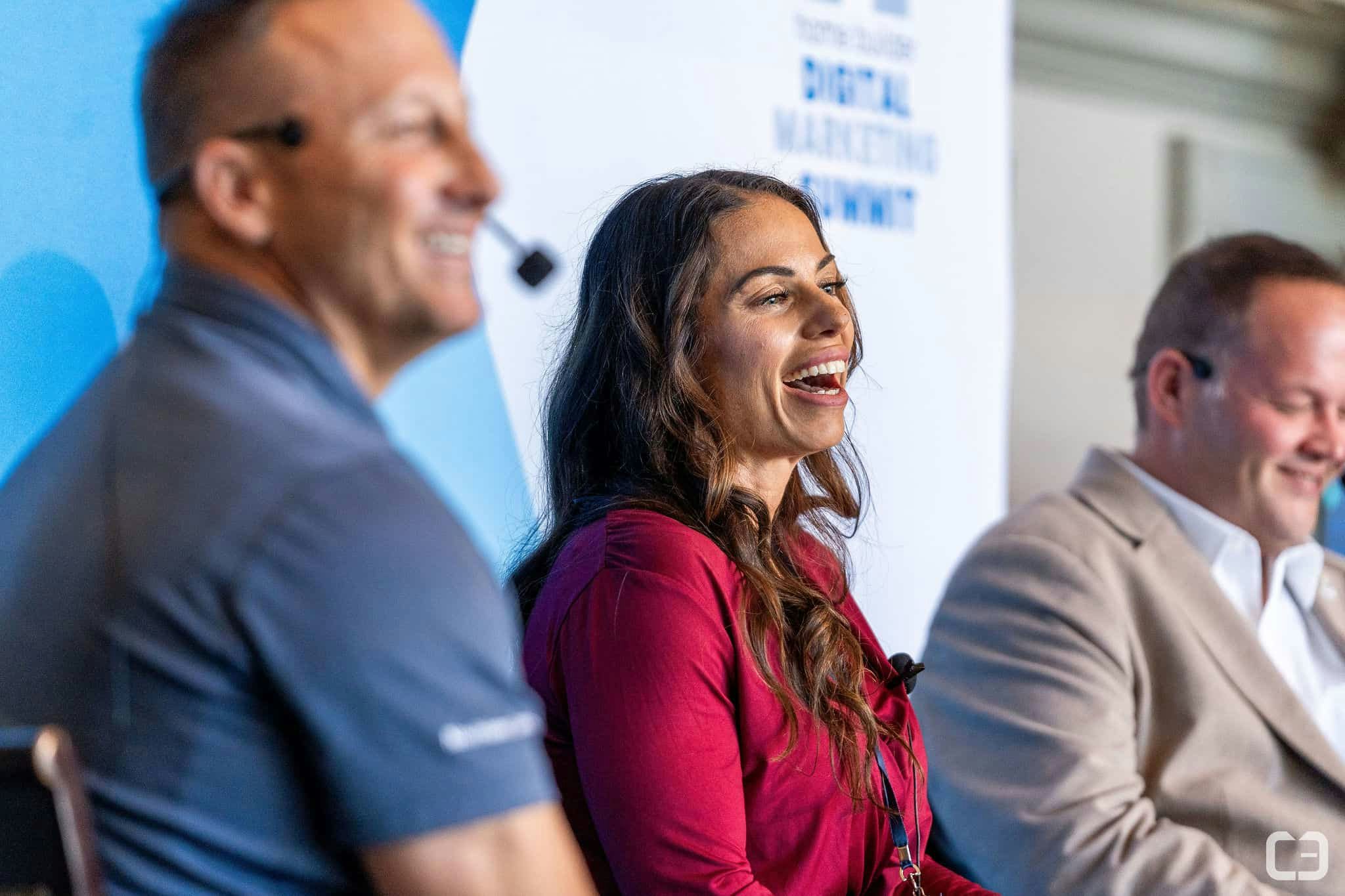 Home Builder Digital Marketing Summit speakers Kody Smith of NoviHome, Rachel Starratt of Red Door Homes and Jason Kipker of French Brothers Homes