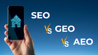 SEO vs GEO vs AEO for Home Builders