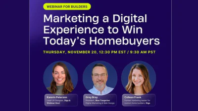 Webinar - Marketing a Digital Experience to Win Today's Homebuyers